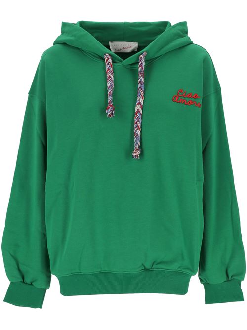 Unisex green hoodie Giada Benincasa | 200912